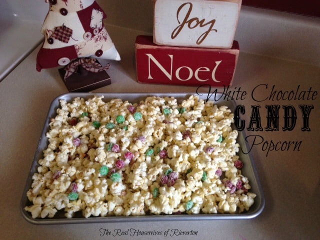 White Chocolate Candy Popcorn