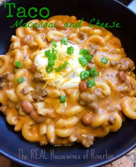 Taco Macaroni and Cheese | www.housewivesofriverton.com