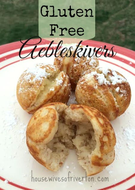 Gluten Free Aebleskivers from The Housewives of Riverton. Your family is going to love these "pancake" balls that they can fill with their favorite fillings! | www.housewivesofriverton.com