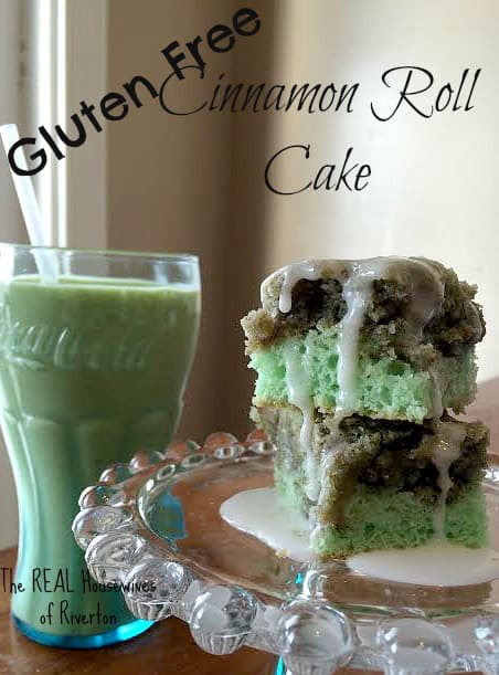 Gluten Free Cinnamon Roll Cake from The Real Housewives of Riverton. Get a delicious cinnamon roll taste, gluten free!