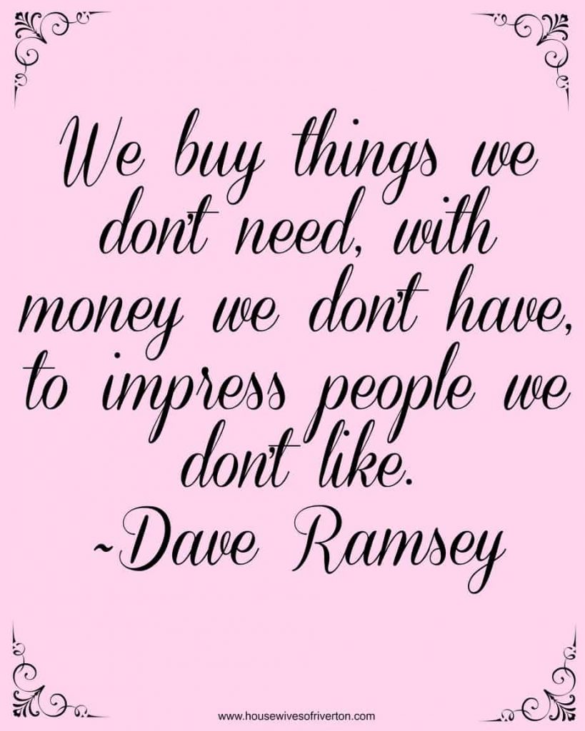 Dave Ramsey Financial Peace University | www.housewivesofriverton.com