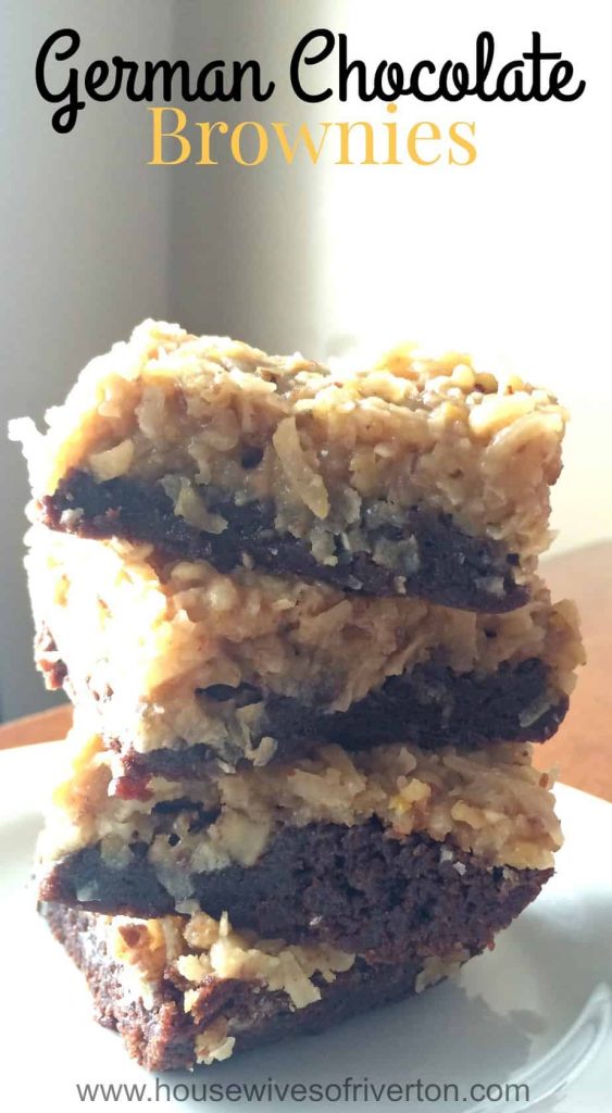 German Chocolate Brownies | www.housewivesofriverton.com