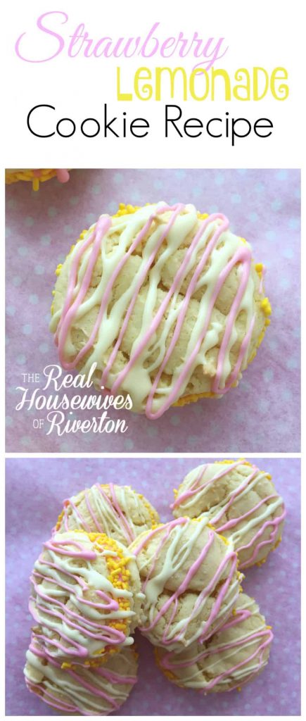 Strawberry Lemonade Cookie Recipe - housewivesofriverton.com