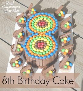 8th Birthday Cake - Candy Cake DIY