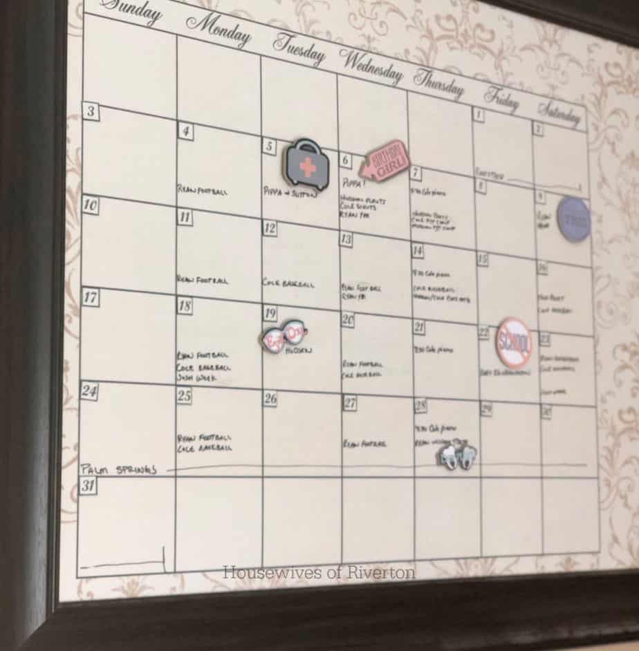 Chipboard Calendar Magnets