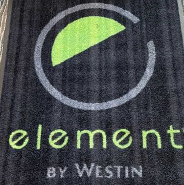 Element by Westin Anaheim Resort entrance rug